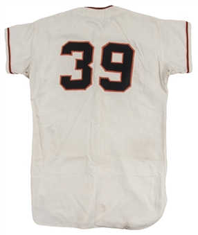 1962 Dick LeMay Game Used San Francisco Giants Home Jersey - World Series Season (Sports Investors Authentication)